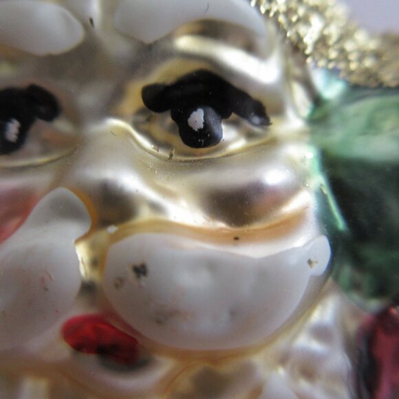 Inge Glas Christmas Ornament Yuletide Visitor Santa Signed Artist EM Merck 1997 - Picture 8 of 16